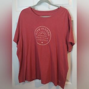 Life is Good Women's 'Positive Lifestyle' CrusherTee